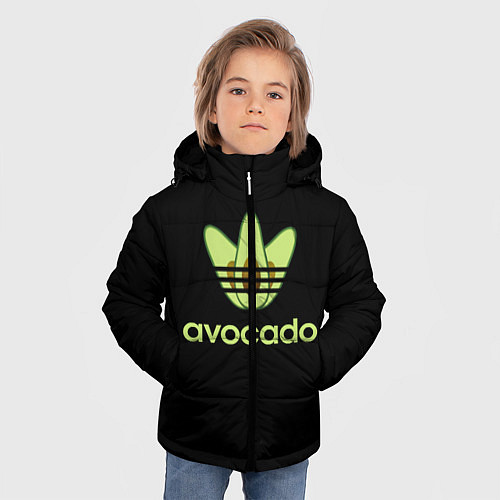 Зимняя куртка для мальчика Авокадо / 3D-Красный – фото 3