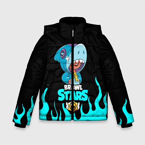 Зимняя куртка для мальчика BRAWL STARS LEON / 3D-Черный – фото 1