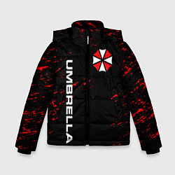 Куртка зимняя для мальчика UMBRELLA CORPORATION, цвет: 3D-черный