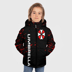 Куртка зимняя для мальчика UMBRELLA CORPORATION, цвет: 3D-черный — фото 2