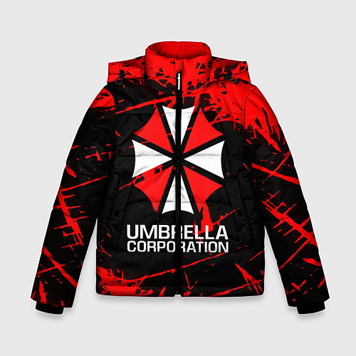 Зимняя куртка для мальчика UMBRELLA CORPORATION / 3D-Черный – фото 1