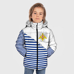 Куртка зимняя для мальчика ВМФ, цвет: 3D-красный — фото 2