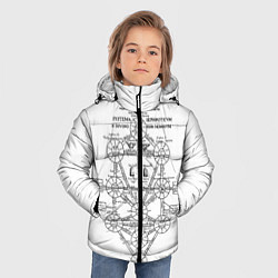 Куртка зимняя для мальчика EVa-updown, цвет: 3D-черный — фото 2