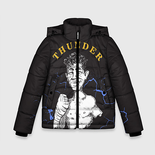 Зимняя куртка для мальчика Thunder / 3D-Черный – фото 1
