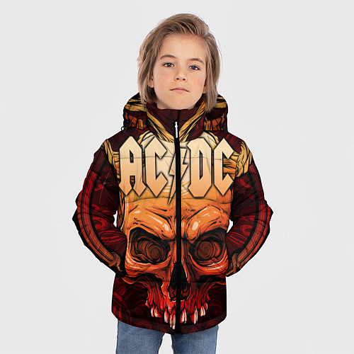 Зимняя куртка для мальчика ACDC / 3D-Светло-серый – фото 3