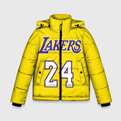 Куртка зимняя для мальчика Kobe Bryant 24, цвет: 3D-черный