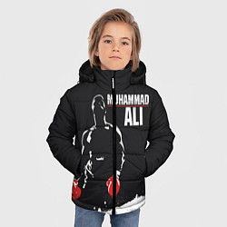 Куртка зимняя для мальчика Muhammad Ali, цвет: 3D-светло-серый — фото 2