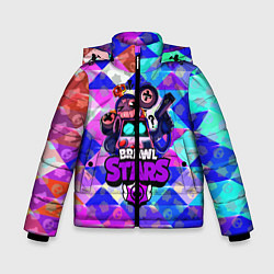 Куртка зимняя для мальчика BRAWL STARS:8BIT, цвет: 3D-черный