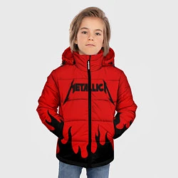 Куртка зимняя для мальчика METALLICA, цвет: 3D-черный — фото 2