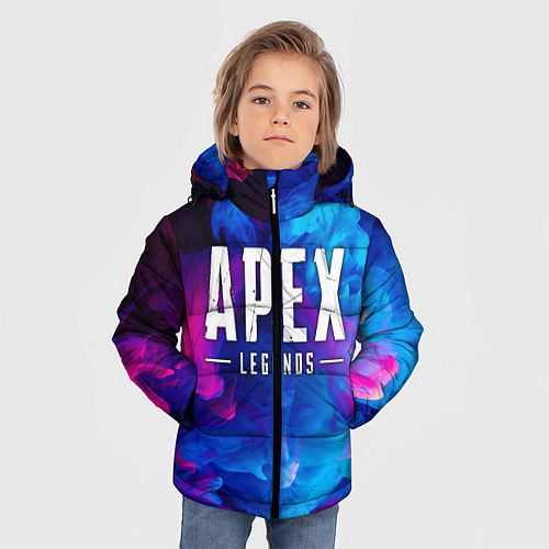 Зимняя куртка для мальчика APEX LEGENDS / 3D-Красный – фото 3