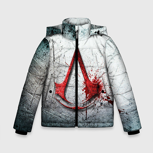 Зимняя куртка для мальчика Assassins Creed / 3D-Черный – фото 1