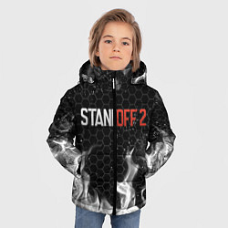 Куртка зимняя для мальчика STANDOFF 2, цвет: 3D-красный — фото 2