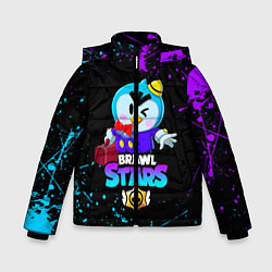 Куртка зимняя для мальчика BRAWL STARS MRP, цвет: 3D-светло-серый