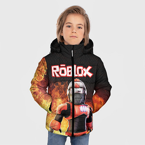 Зимняя куртка для мальчика ROBLOX / 3D-Красный – фото 3