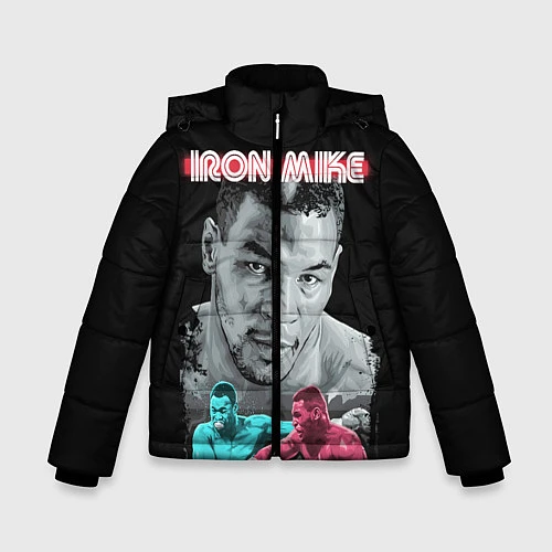 Зимняя куртка для мальчика Iron Mike / 3D-Черный – фото 1