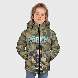 Куртка зимняя для мальчика Roblox 23 February Camouflage, цвет: 3D-светло-серый — фото 2