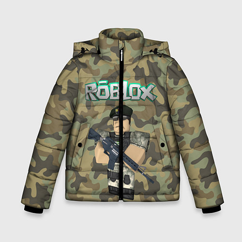 Зимняя куртка для мальчика Roblox 23 February Camouflage / 3D-Красный – фото 1