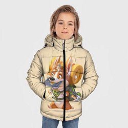 Куртка зимняя для мальчика КОРГИ ПУТЕШЕСТВЕННИК, цвет: 3D-черный — фото 2