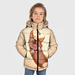 Куртка зимняя для мальчика КОРГИ, цвет: 3D-черный — фото 2