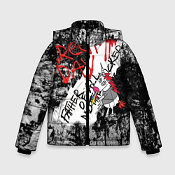 Куртка зимняя для мальчика Green Day - Father of All MF, цвет: 3D-светло-серый