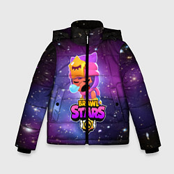Куртка зимняя для мальчика BRAWL STARS SANDY, цвет: 3D-черный