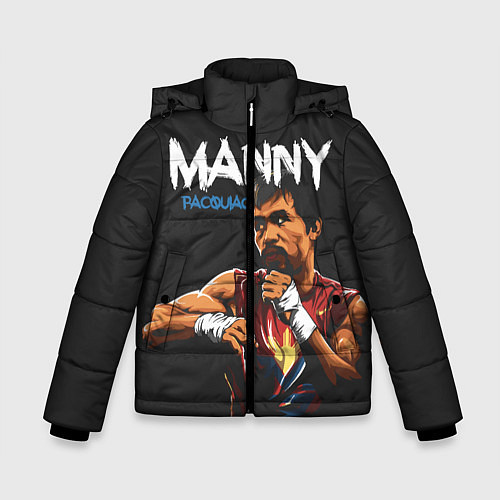 Зимняя куртка для мальчика Manny / 3D-Черный – фото 1