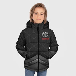 Куртка зимняя для мальчика TOYOTA, цвет: 3D-черный — фото 2
