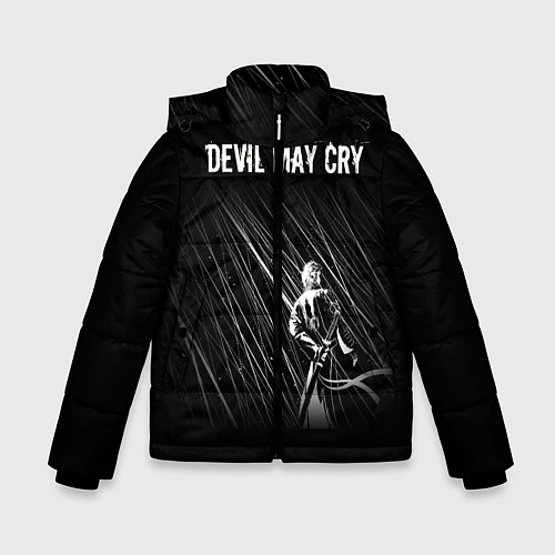 Зимняя куртка для мальчика Devil May Cry / 3D-Черный – фото 1