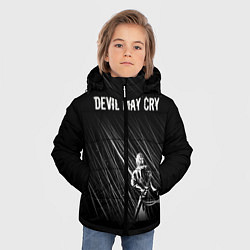 Куртка зимняя для мальчика Devil May Cry, цвет: 3D-черный — фото 2
