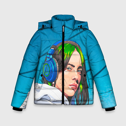 Зимняя куртка для мальчика БИЛЛИ АЙЛИШ / 3D-Черный – фото 1
