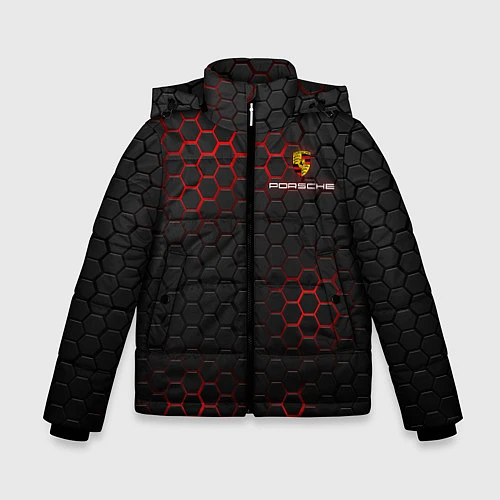 Зимняя куртка для мальчика PORSCHE / 3D-Черный – фото 1