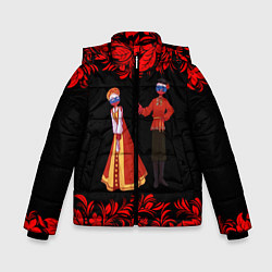 Куртка зимняя для мальчика CountryHumans, цвет: 3D-красный