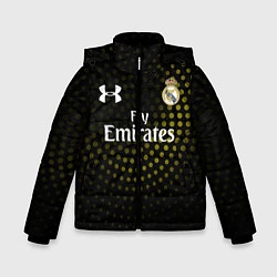 Куртка зимняя для мальчика Real Madrid, цвет: 3D-светло-серый