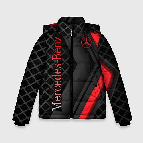 Зимняя куртка для мальчика Mercedes-Benz / 3D-Черный – фото 1