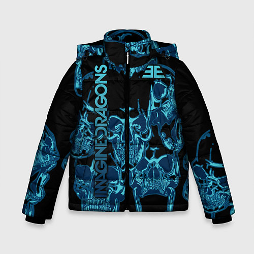 Зимняя куртка для мальчика Imagine Dragons / 3D-Черный – фото 1
