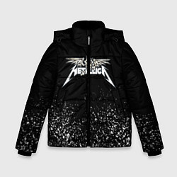 Куртка зимняя для мальчика Металлика Metallica, цвет: 3D-светло-серый