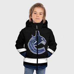 Куртка зимняя для мальчика Vancouver Canucks, цвет: 3D-черный — фото 2