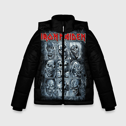 Зимняя куртка для мальчика Iron Maiden / 3D-Красный – фото 1