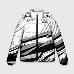 Куртка зимняя для мальчика Audi RS, цвет: 3D-черный