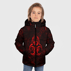 Куртка зимняя для мальчика BIOHAZARD, цвет: 3D-светло-серый — фото 2