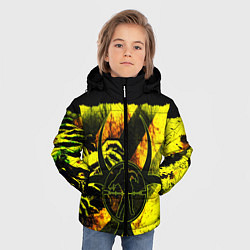 Куртка зимняя для мальчика BIOHAZARD, цвет: 3D-черный — фото 2