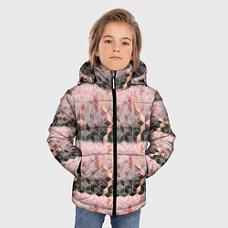 Куртка зимняя для мальчика Geometry Pattern, цвет: 3D-черный — фото 2