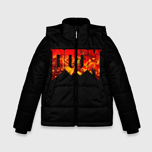 Зимняя куртка для мальчика DOOM / 3D-Черный – фото 1