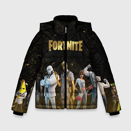 Зимняя куртка для мальчика FORTNITE 2 СЕЗОН ГЛАВА 2 / 3D-Черный – фото 1