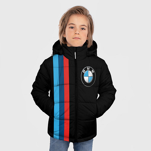 Зимняя куртка для мальчика BMW / 3D-Красный – фото 3