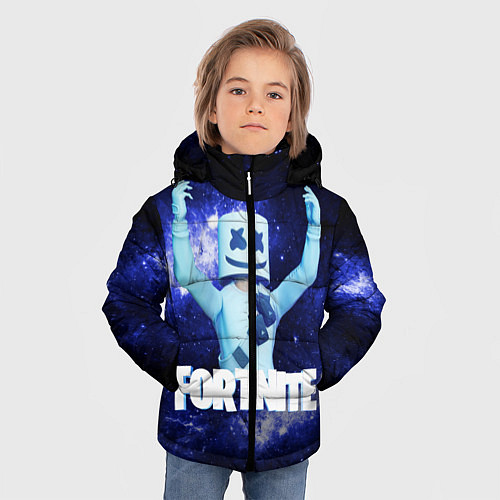 Зимняя куртка для мальчика Marshmello / 3D-Светло-серый – фото 3