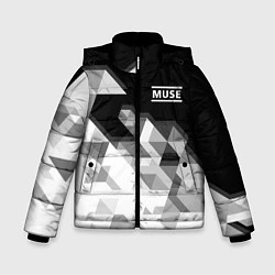Куртка зимняя для мальчика Muse, цвет: 3D-черный