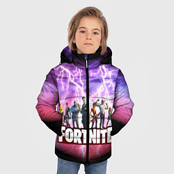 Куртка зимняя для мальчика Fortnite, цвет: 3D-светло-серый — фото 2