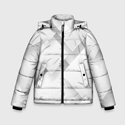 Куртка зимняя для мальчика Геометрическая Абстракция, цвет: 3D-красный