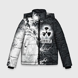 Куртка зимняя для мальчика Сталкер, цвет: 3D-черный